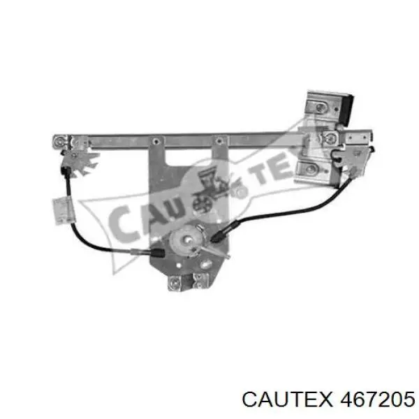 Механизм стеклоподъемника двери задней левой 467205 Cautex