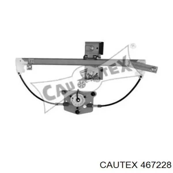 Механизм стеклоподъемника двери задней правой 467228 Cautex