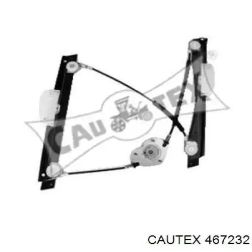 Механизм стеклоподъемника двери передней левой 467232 Cautex