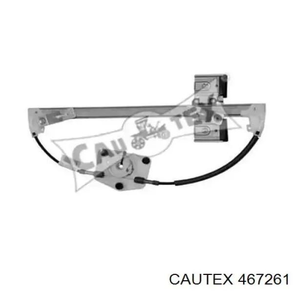 Механизм стеклоподъемника двери передней левой 467261 Cautex