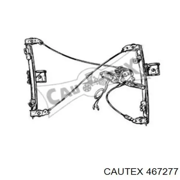 Механизм стеклоподъемника двери передней левой 467277 Cautex