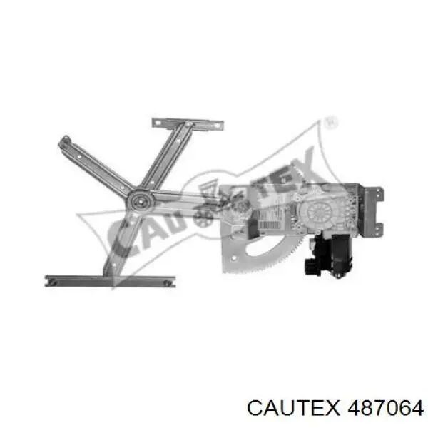 Механизм стеклоподъемника двери передней левой 487064 Cautex