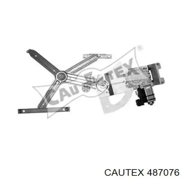 487076 Cautex motor de acionamento de vidro da porta dianteira esquerda