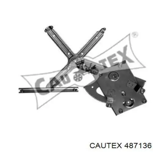 Механизм стеклоподъемника двери передней правой 487136 Cautex