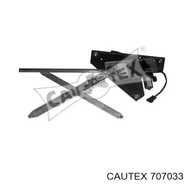 707033 Cautex Mecanismo de acionamento de vidro da porta dianteira esquerda