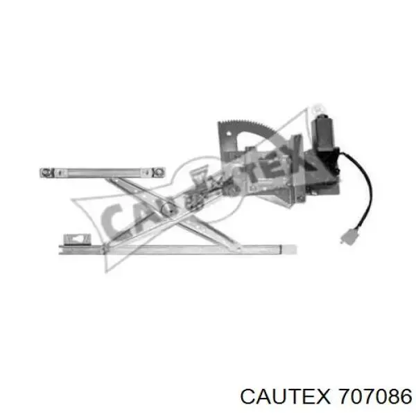 Механизм стеклоподъемника двери передней левой 707086 Cautex