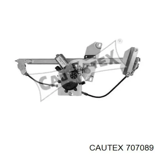 Механизм стеклоподъемника двери передней левой 707089 Cautex