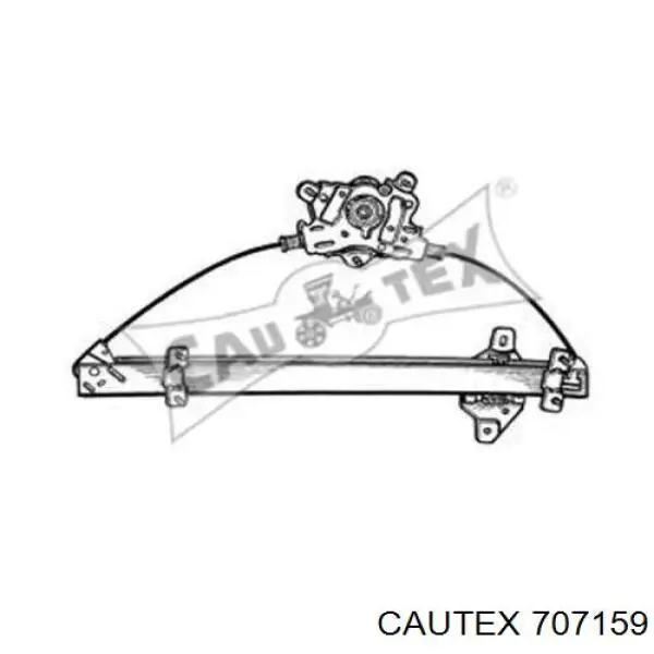 Механизм стеклоподъемника двери передней правой 707159 Cautex