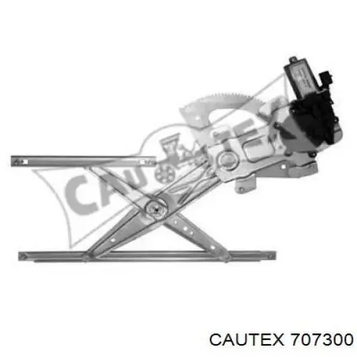 707300 Cautex mecanismo de acionamento de vidro da porta dianteira direita