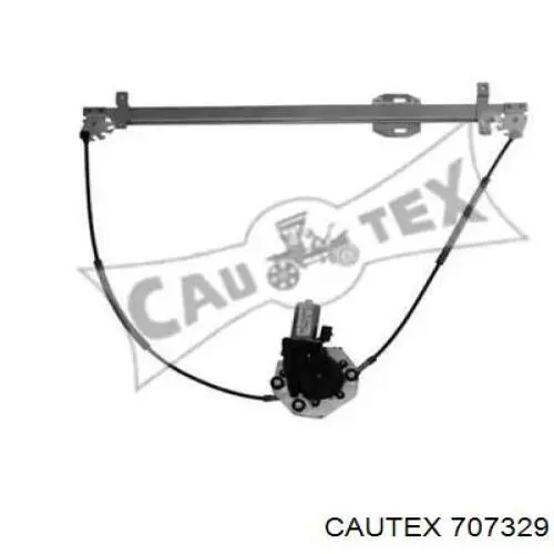 707329 Cautex mecanismo de acionamento de vidro da porta dianteira esquerda