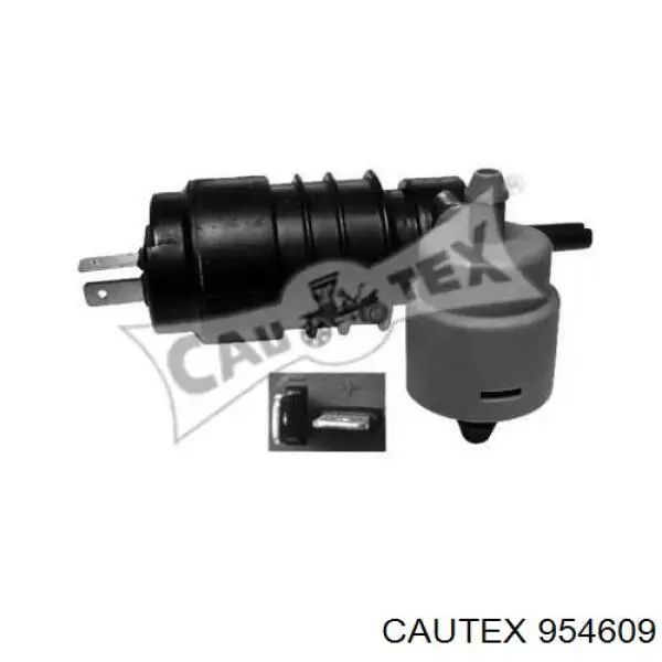 Насос-мотор омывателя стекла переднего/заднего 954609 Cautex