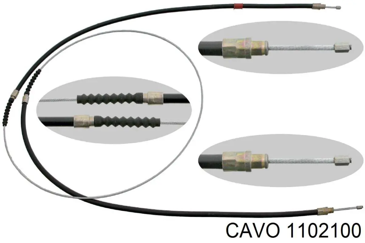 Задний трос ручника 1102100 Cavo