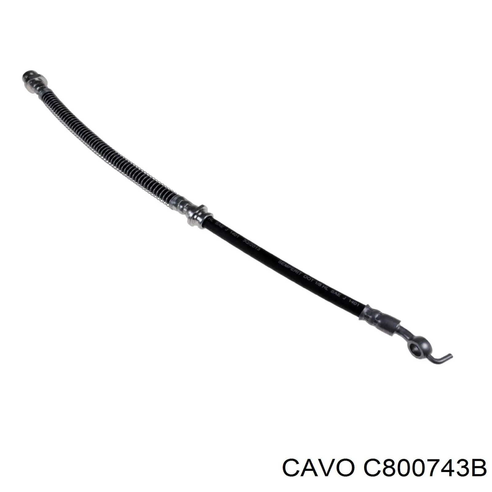 C800 743B Cavo шланг тормозной передний