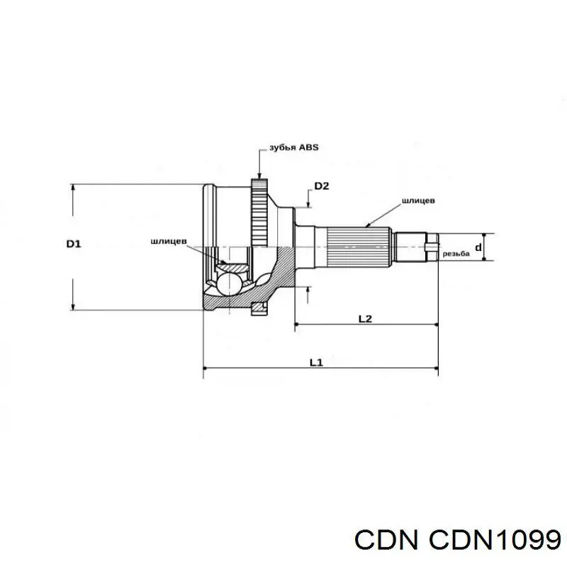 CDN1099 CDN Наружная граната