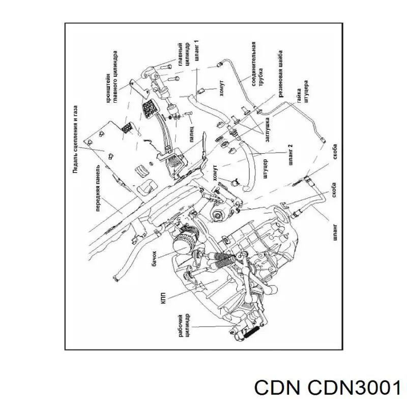 Диск сцепления CDN3001 CDN