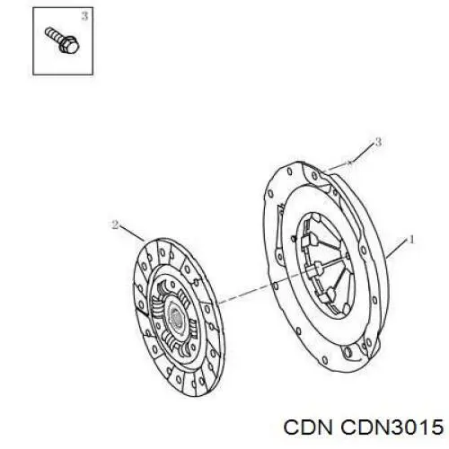 CDN3015 CDN Нажимной диск сцепления