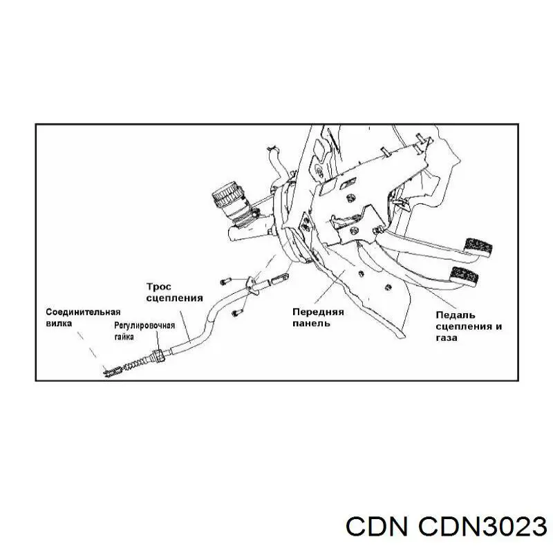Купить CDN3023 CDN Главный цилиндр сцепления