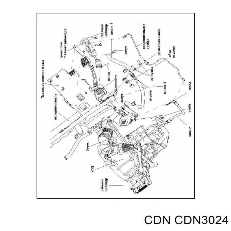 CDN3024 CDN Рабочий цилиндр