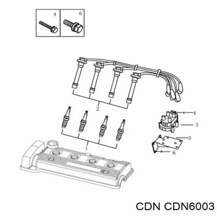 CDN6003 CDN Катушка зажигания