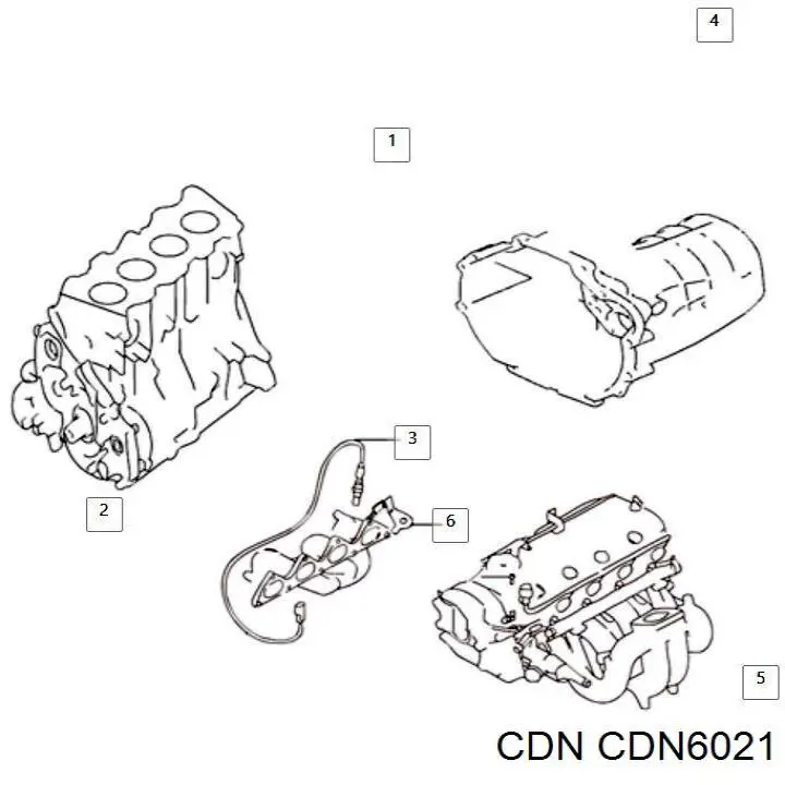 Датчик положения коленчатого вала CDN CDN6021 цена, от 6.95 USD