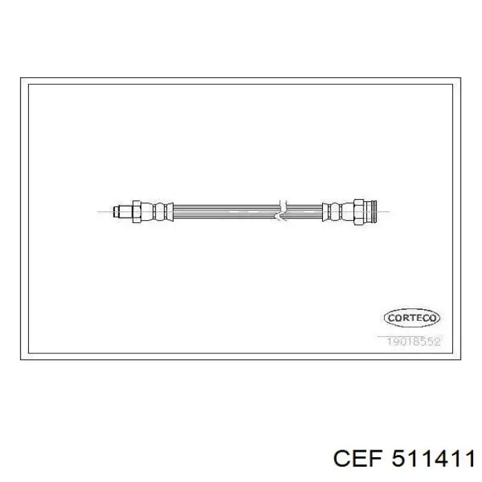 Купить 480672 Peugeot/Citroen Задний тормозной шланг