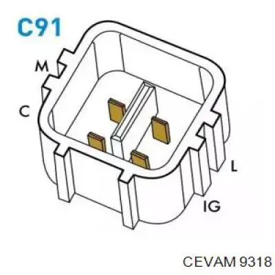 Генератор 9318 Cevam