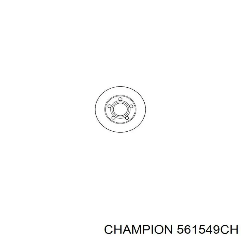 Купить 561549CH Champion Диск тормозной задний