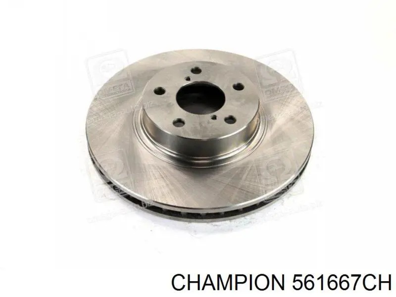 Передние тормозные диски 561667CH Champion