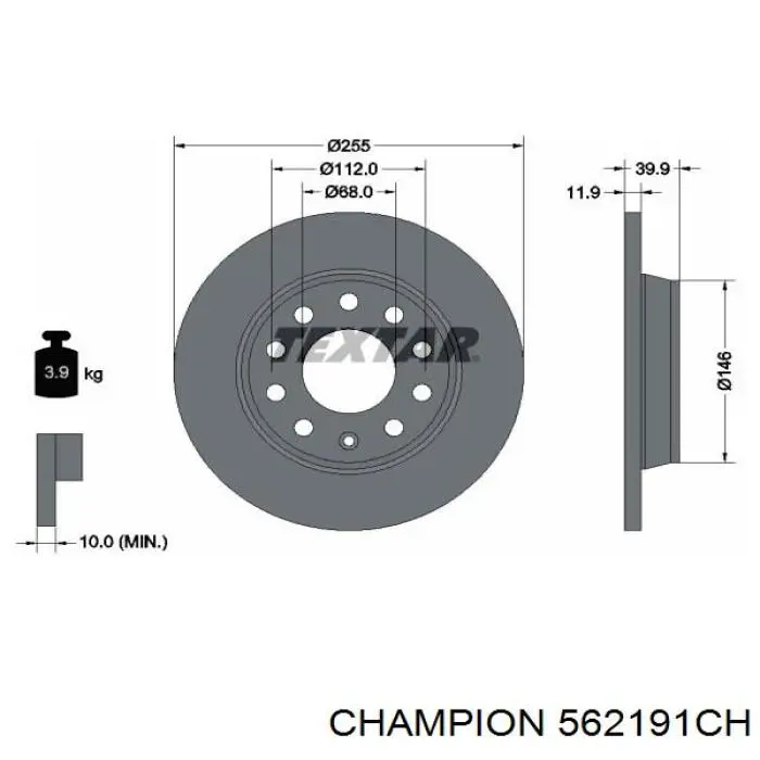 Тормозные диски RD0556 RAP Brakes