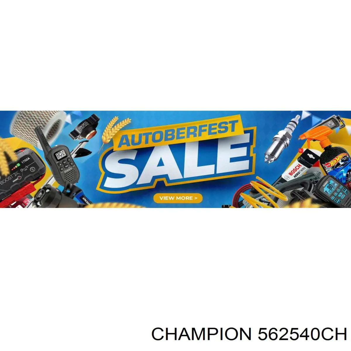 Передние тормозные диски 562540CH Champion