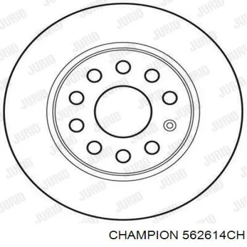 Тормозные диски 562614CH Champion