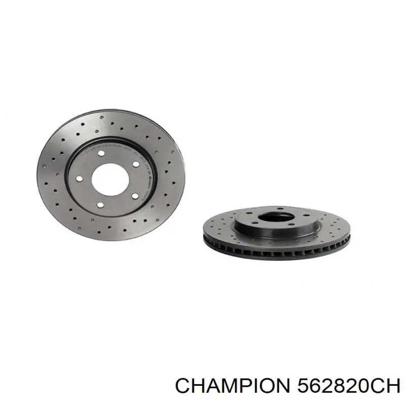 Передние тормозные диски 562820CH Champion