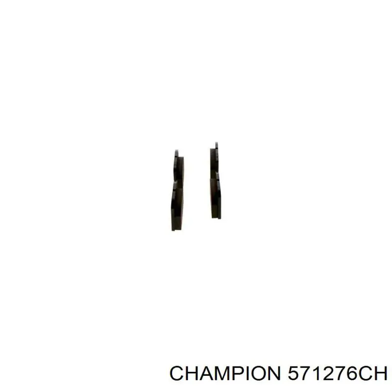 571276CH Champion колодки тормозные передние дисковые