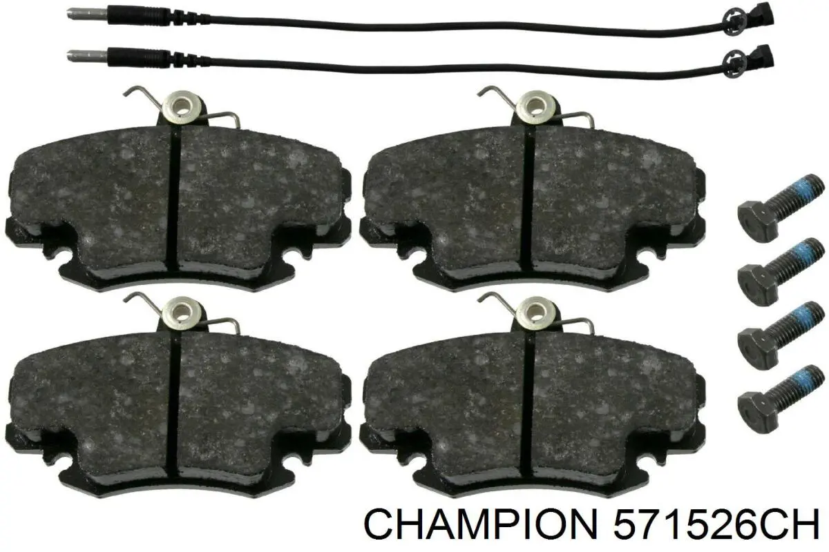 571526CH Champion передние тормозные колодки