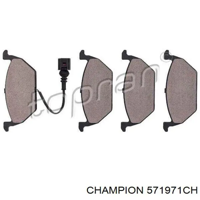 Тормозные колодки Champion 571971CH
