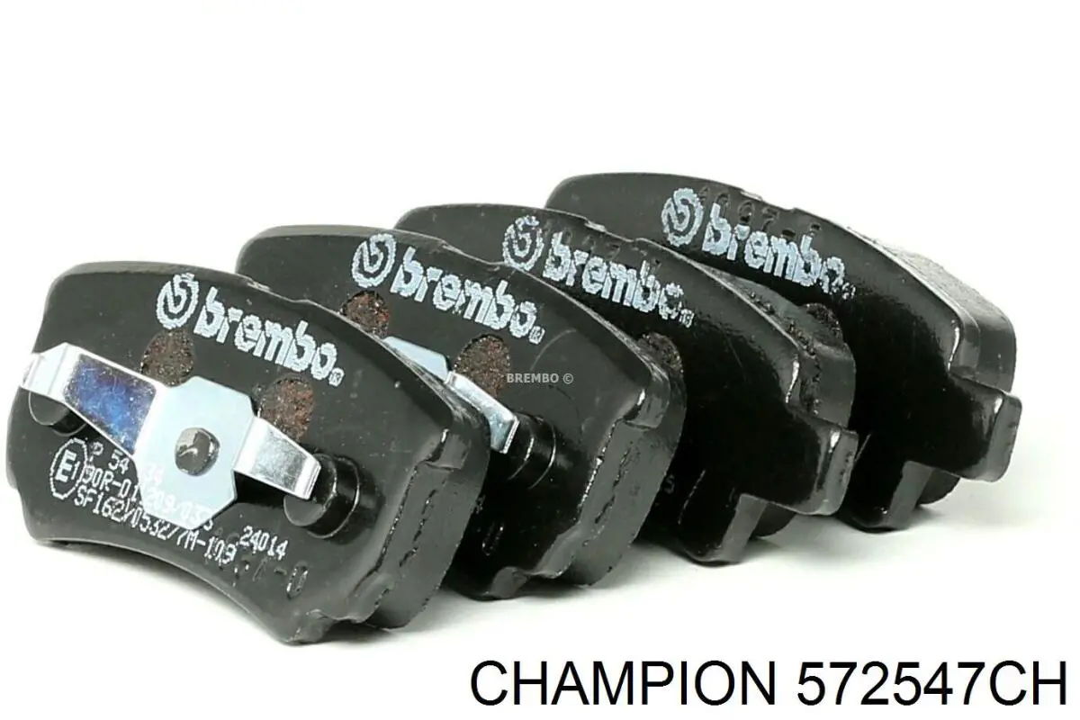 Купить 572547CH Champion Колодки тормозные задние, дисковые
