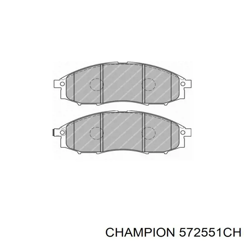 Тормозные колодки Champion 572551CH