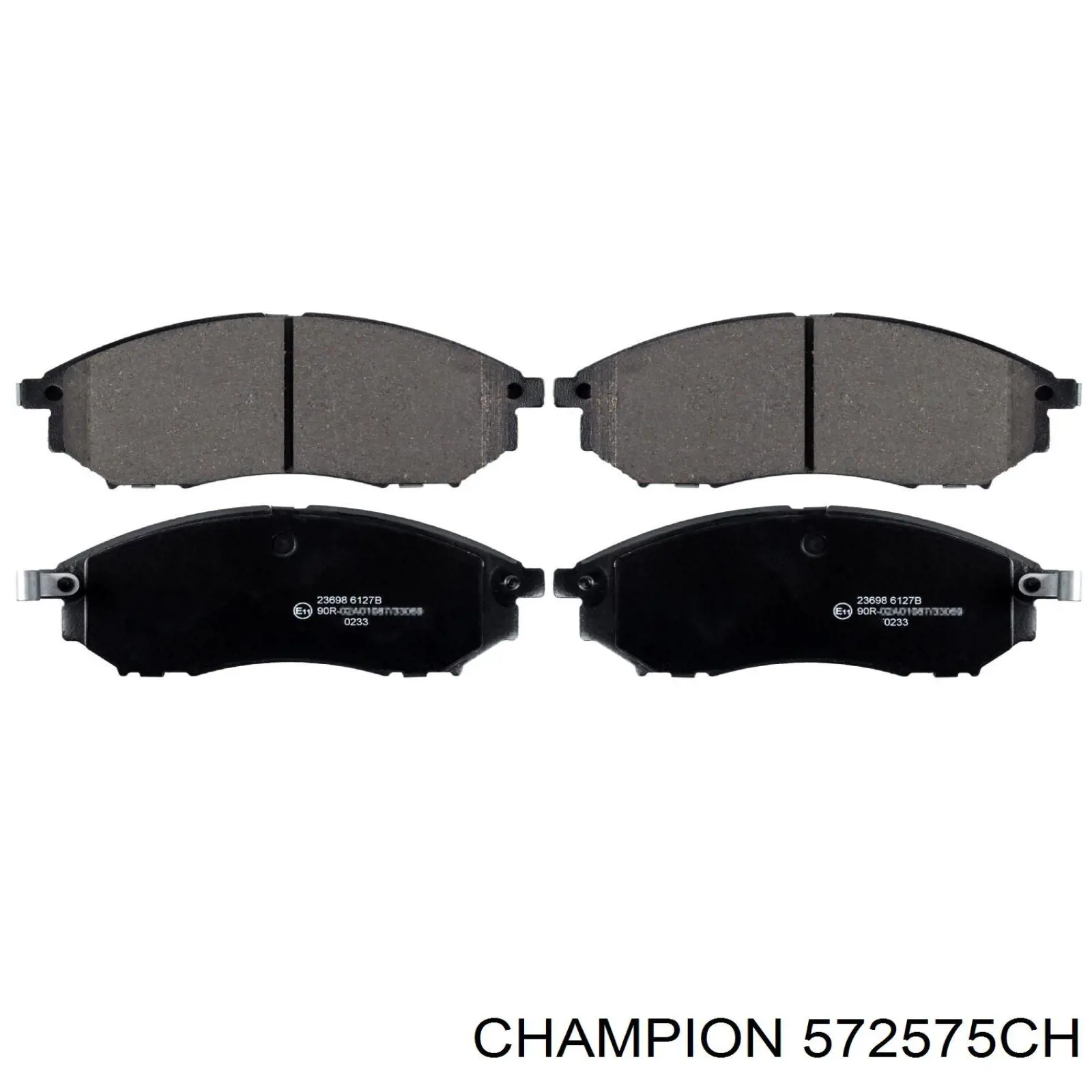 Колодки Champion 572575CH цена, от 24.89 USD