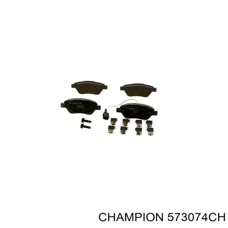 Тормозные колодки Champion 573074CH