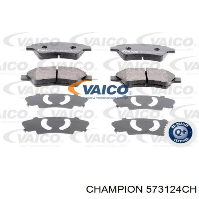Колодки Champion 573124CH цена, от 21.54 USD