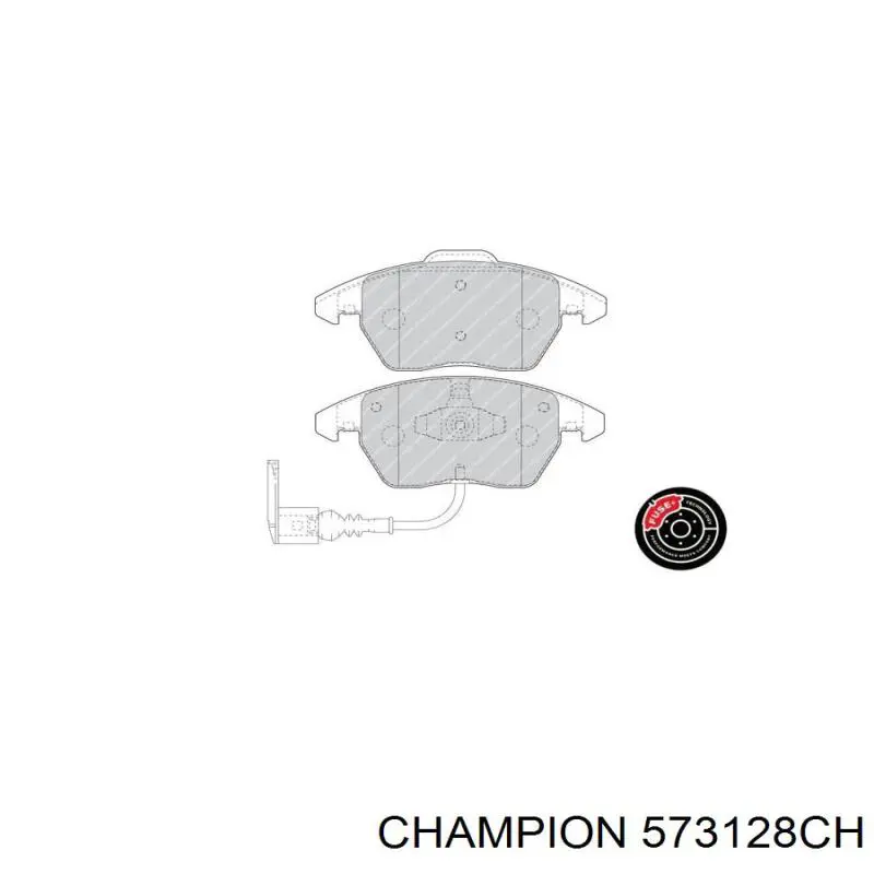 Тормозные колодки Champion 573128CH