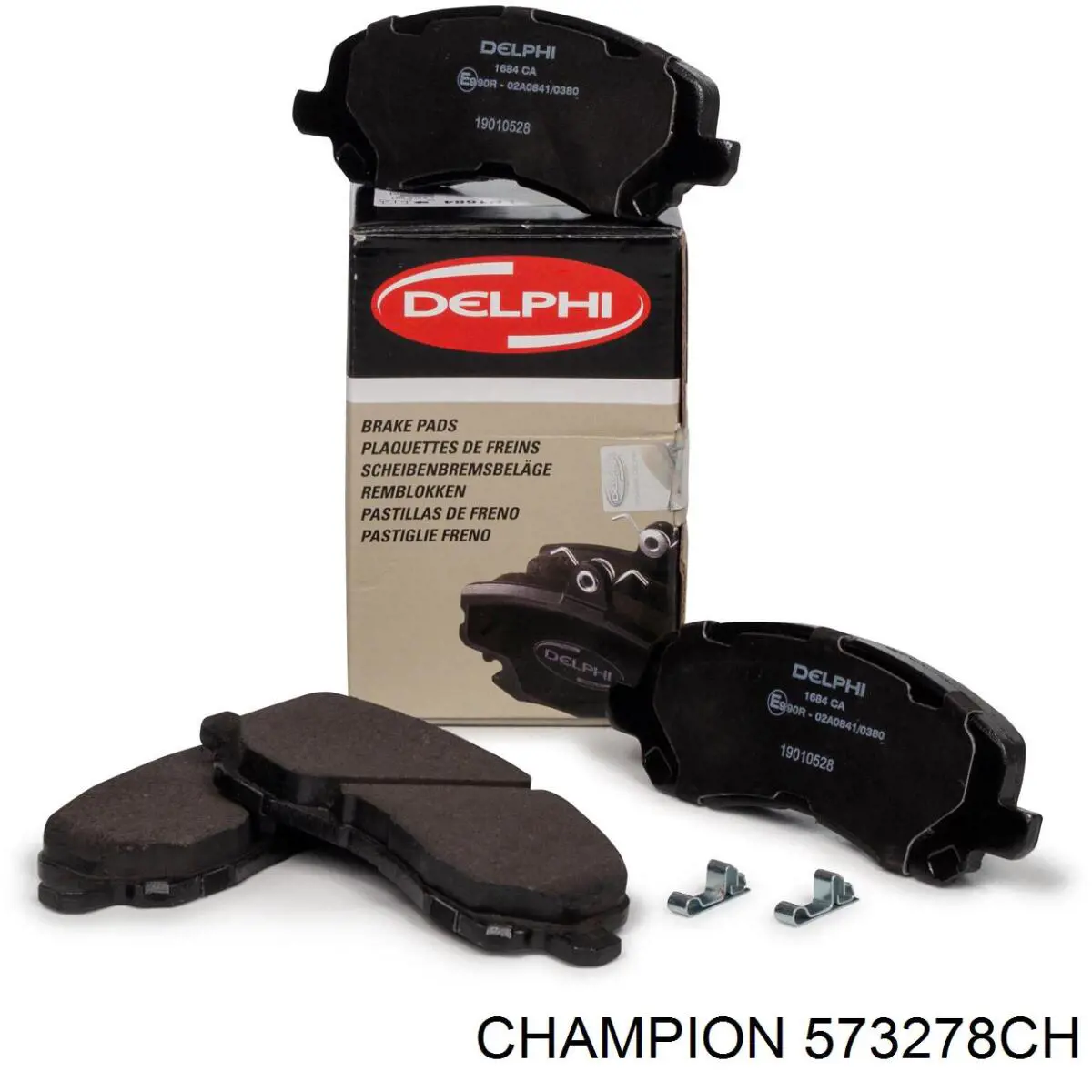 Тормозные колодки Champion 573278CH