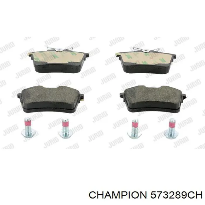 Купить 573289CH Champion Колодки тормозные задние, дисковые
