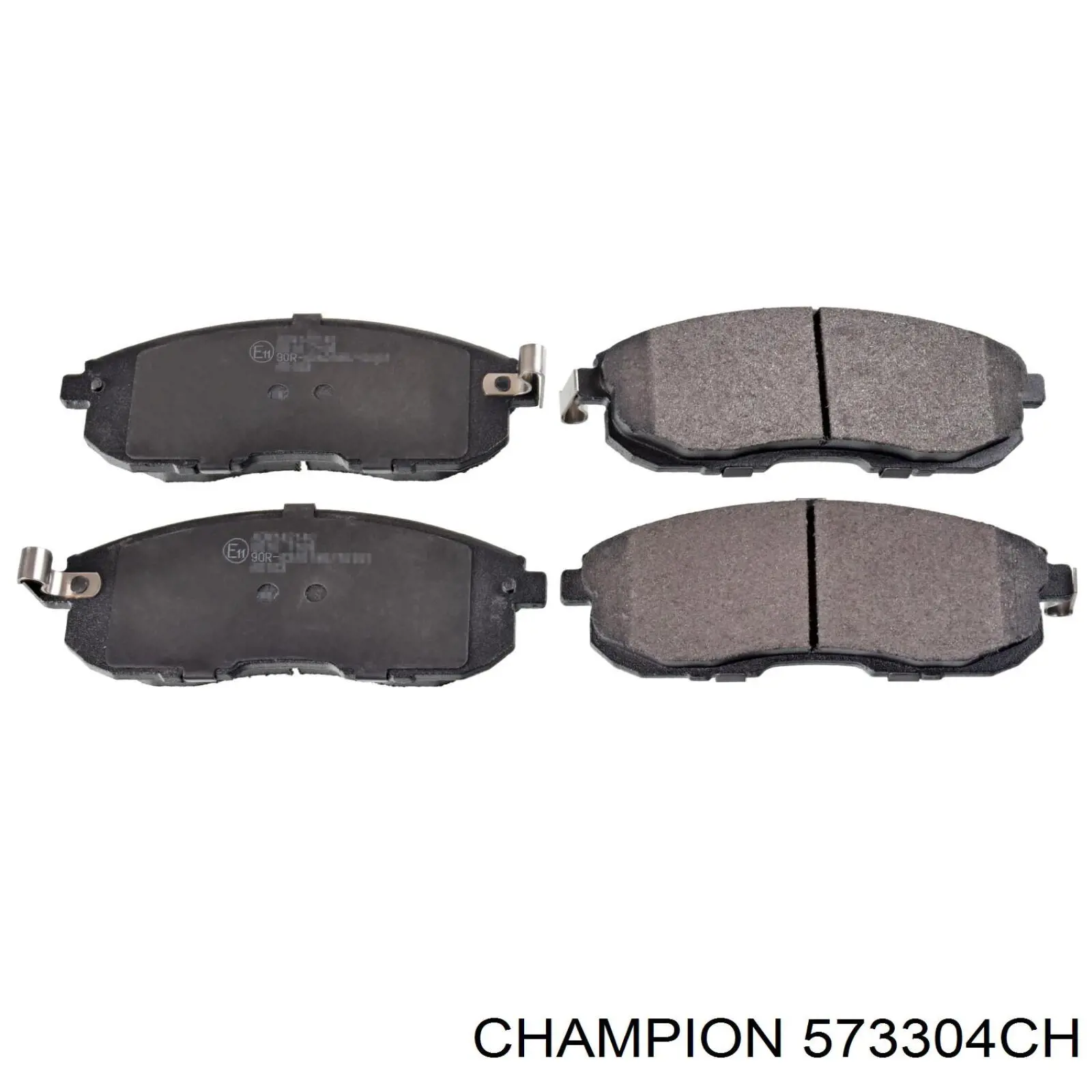 573304CH Champion колодки тормозные передние дисковые