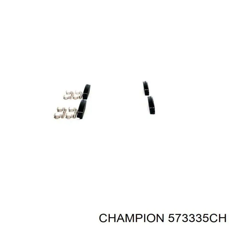 Задние дисковые колодки Champion 573335CH