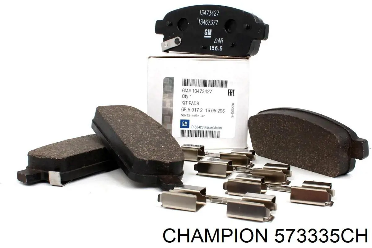 Колодки дисковые  Champion 573335CH цена, от 17.56 USD