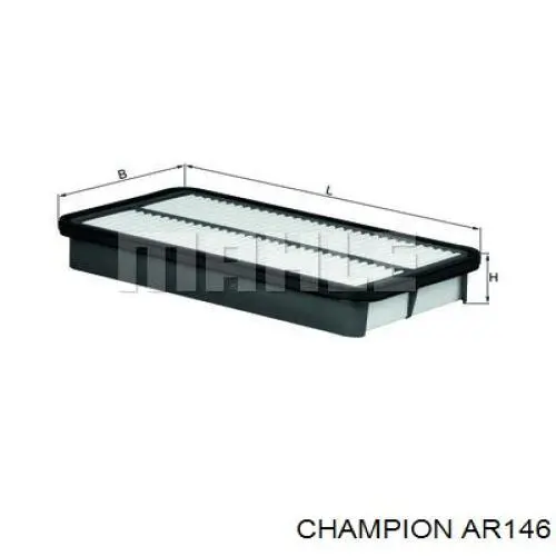 Купить AR146 Champion Автомобильный фильтр воздуха