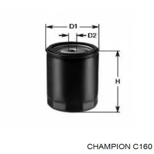 C160 Champion масляный фильтр