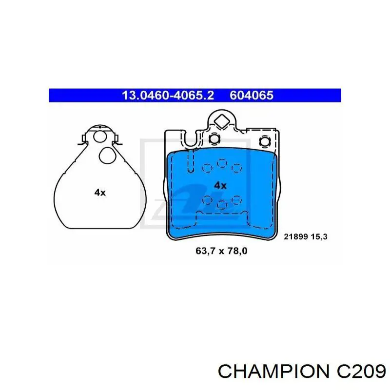 C209 Champion Масляный фильтр двигателя