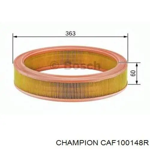 CAF100148R Champion воздушный фильтр